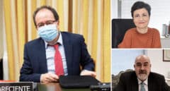 A la izquierda, José Luis Rodríguez Álvarez, presidente del CTBG. A la derecha, Esperanza Zambrano y Javier Amorós.