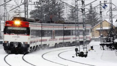 Así se prepara la red de Cercanías para evitar el caos por las nevadas