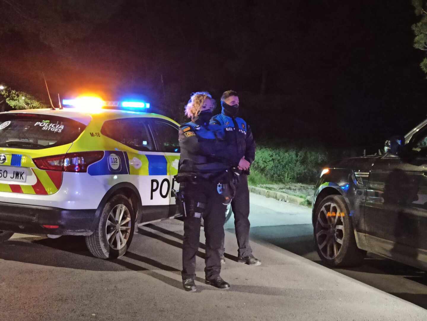 La policía da el alto a un coche conducido por un niño de 9 años en Sitges