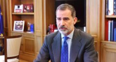 El Rey Felipe VI manda un mensaje de apoyo a los afectados por el temporal