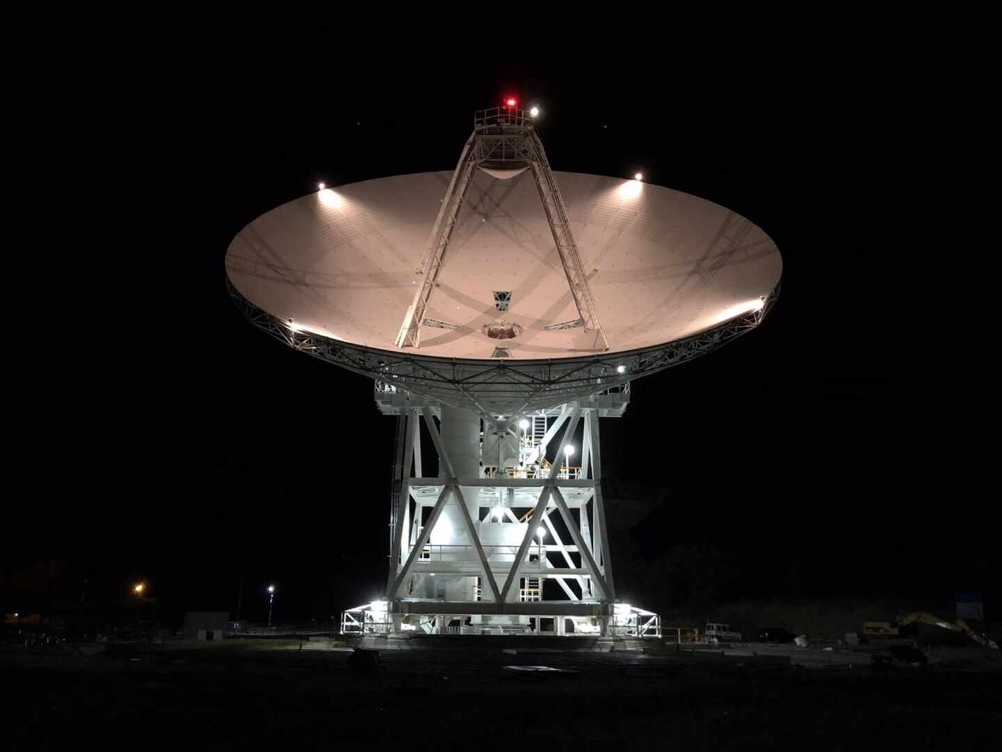 Una nueva gran antena de la NASA entra en servicio en Madrid