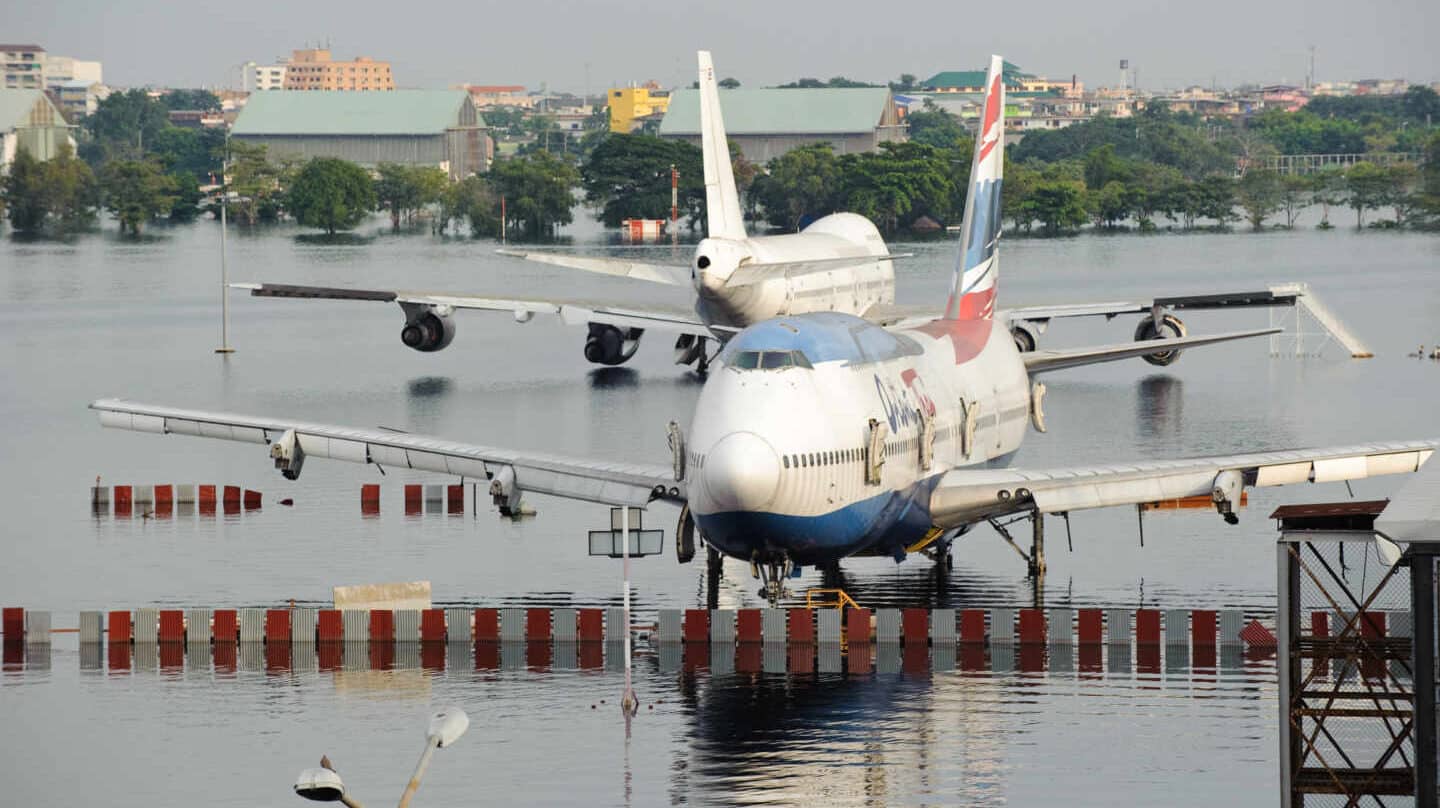 La otra amenaza del cambio climático: 360 aeropuertos en peligro por inundaciones