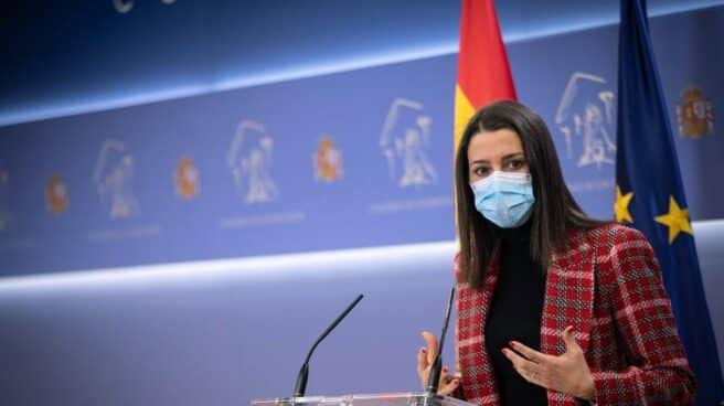 Inés Arrimadas, en el Congreso de los Diputados.