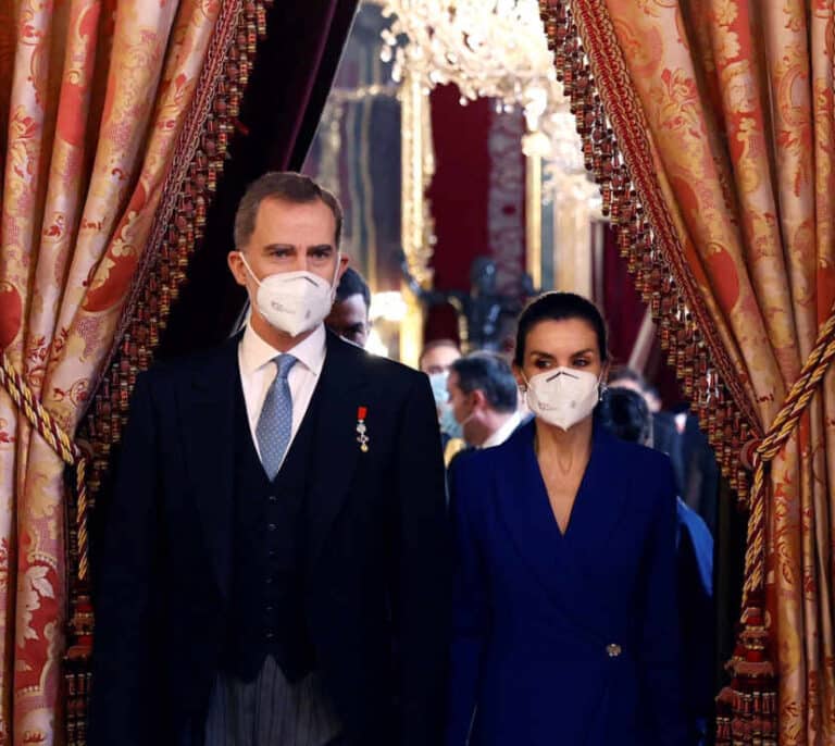 Los Reyes Felipe y Letizia hacen patria con las innovadoras mascarillas del CSIC