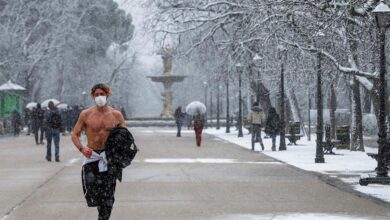 Filomena cierra El Retiro y otros ocho parques de Madrid