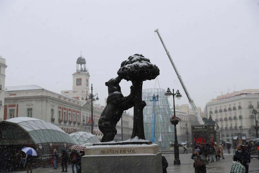 Galería | Las mejores imágenes de los monumentos de Madrid cubiertos de nieve