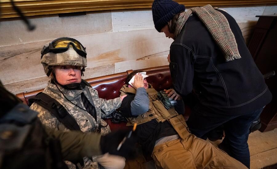 Asalto al Capitolio de los Estados Unidos.