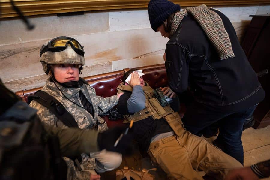 Asalto al Capitolio de los Estados Unidos.