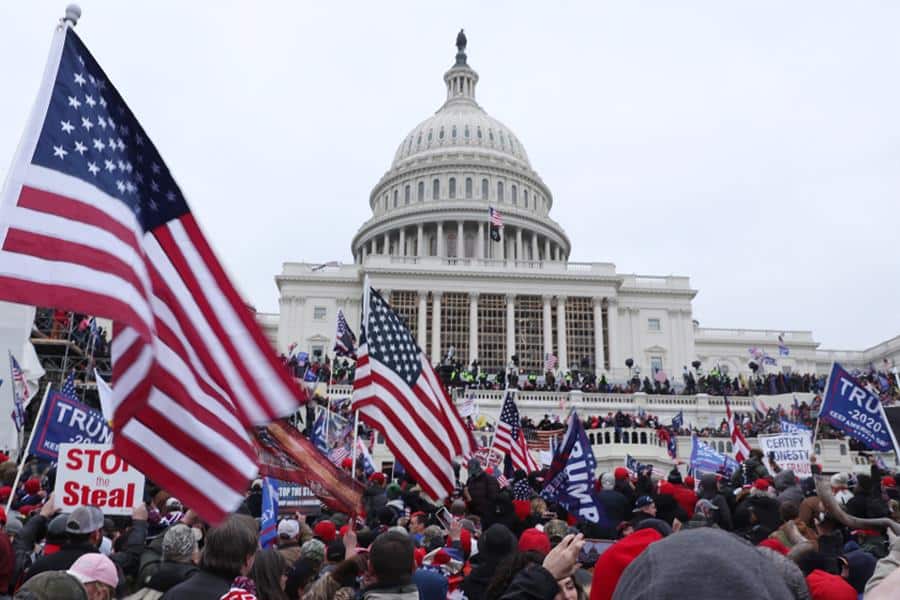 Asalto al Capitolio de los Estados Unidos.