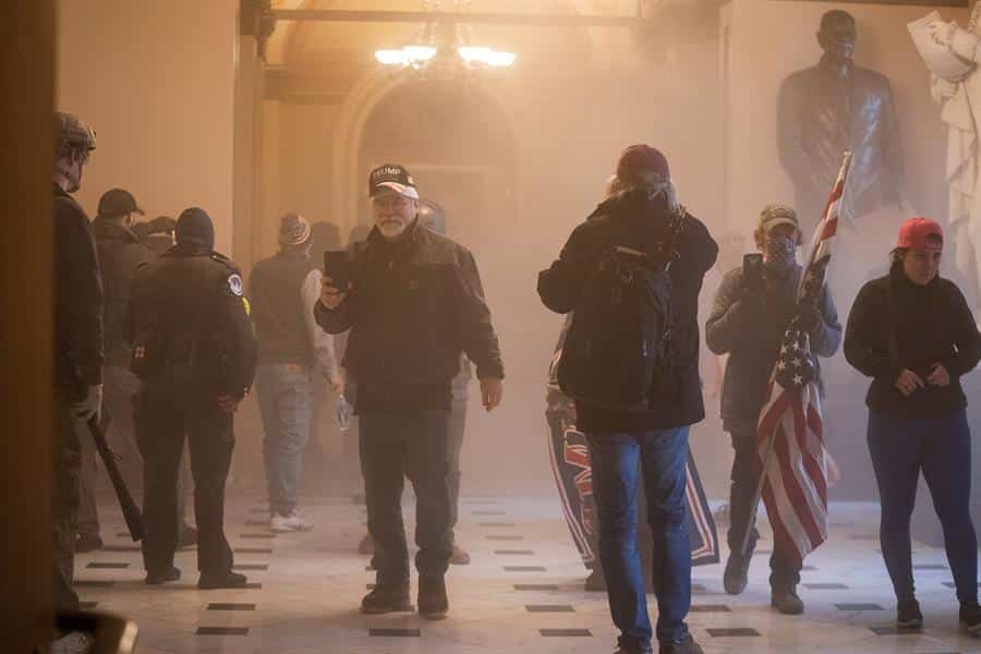 Asalto al Capitolio de los Estados Unidos.