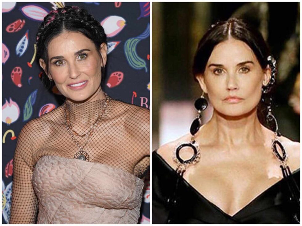 ¿Se ha pasado Demi Moore con la cirugía Su inexpresión nos han dejado de piedra