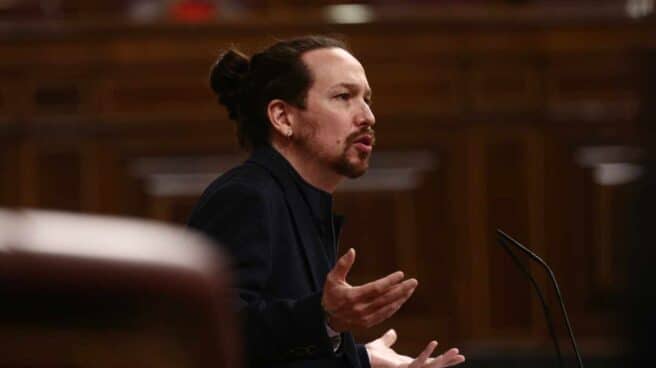 Pablo Iglesias, en el Congreso.