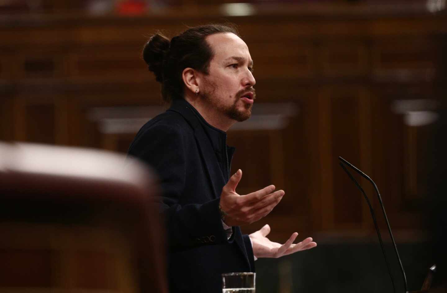 Pablo Iglesias, en el Congreso.