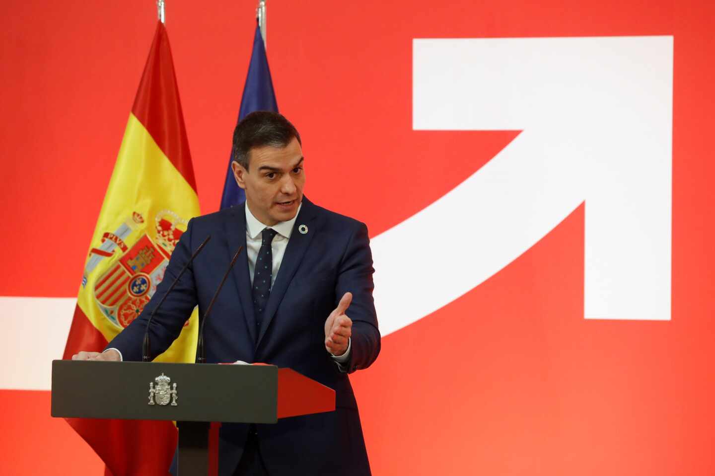 El presidente del Gobierno, Pedro Sánchez