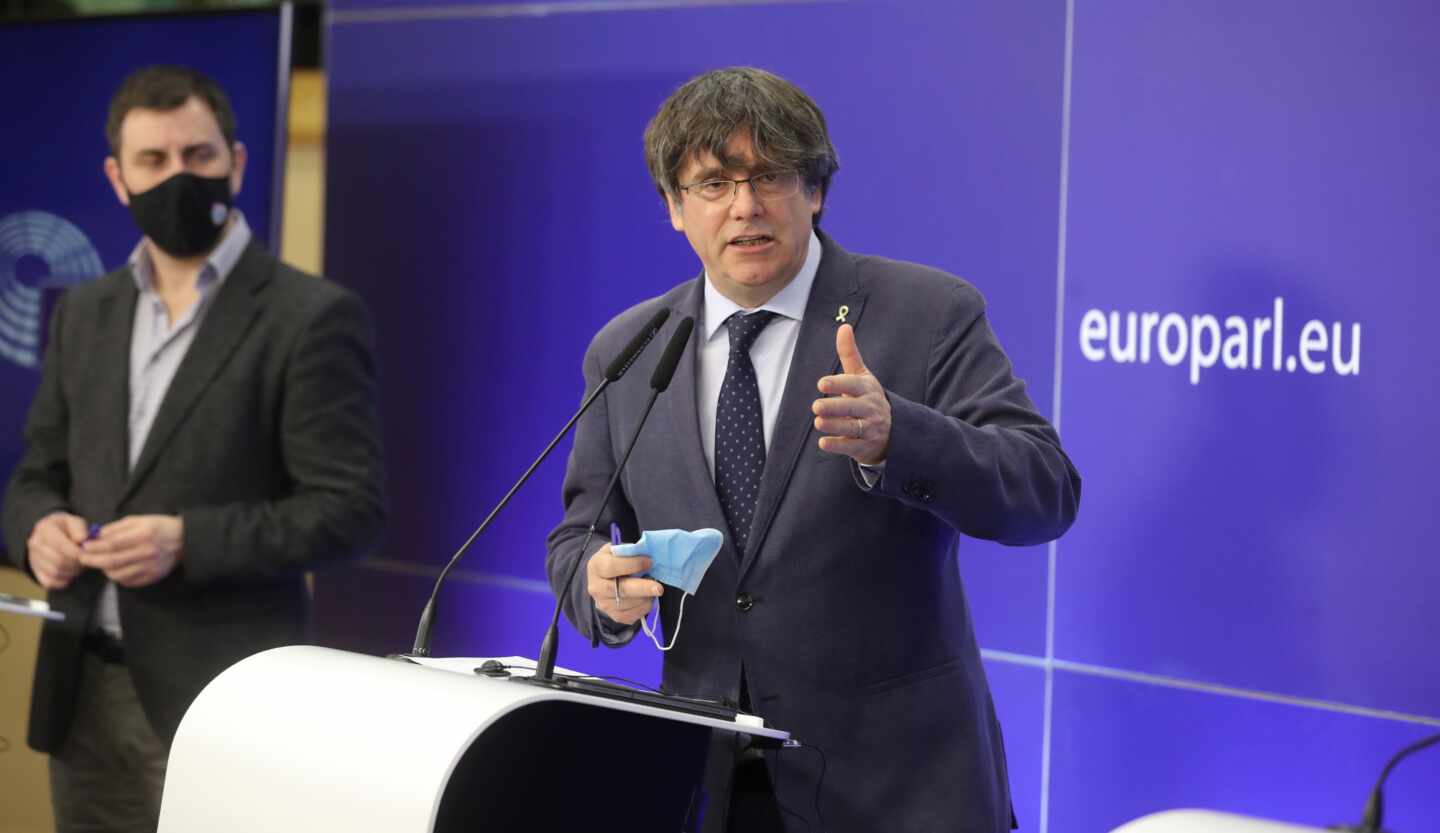 El eurodiputado de JxCat y expresidente de la Generalitat, Carles Puigdemont.