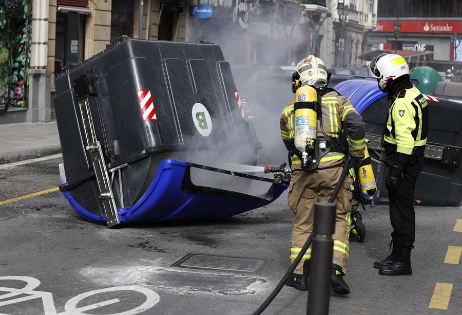 Podemos Euskadi rechaza "categóricamente" los incidentes en apoyo a Hasél