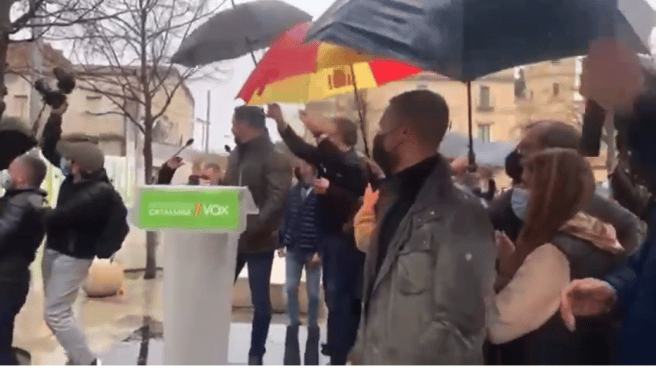 Agresión a Abascal en Girona