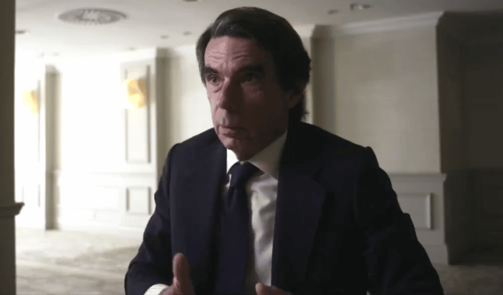 El ex presidente del Gobierno, José María Aznar