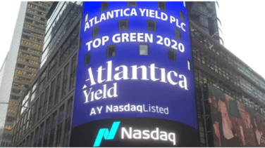 Atlantica, en el 'Top-5' de las energéticas verdes que más han crecido en el Nasdaq en 2020