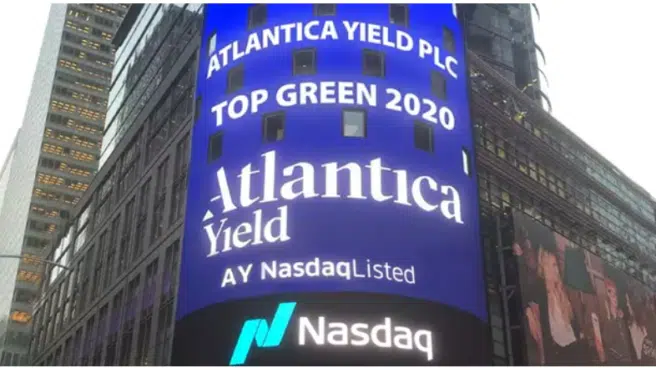 Atlantica, en el 'Top-5' de las energéticas verdes que más han crecido en el Nasdaq en 2020