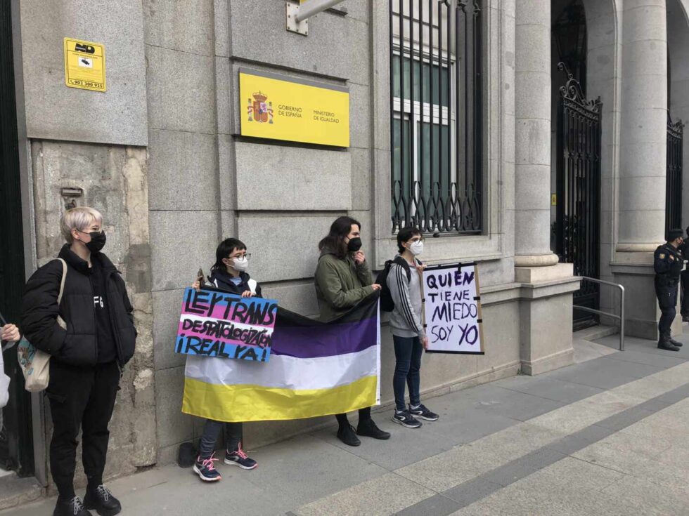 Una persona trans en el Ministerio de Igualdad