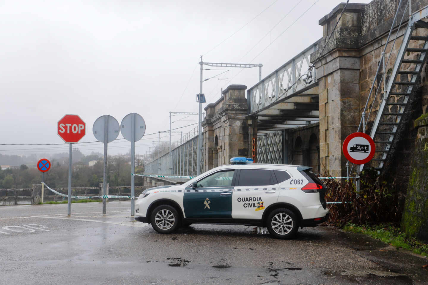 Un vehículo de la Guardia Civil