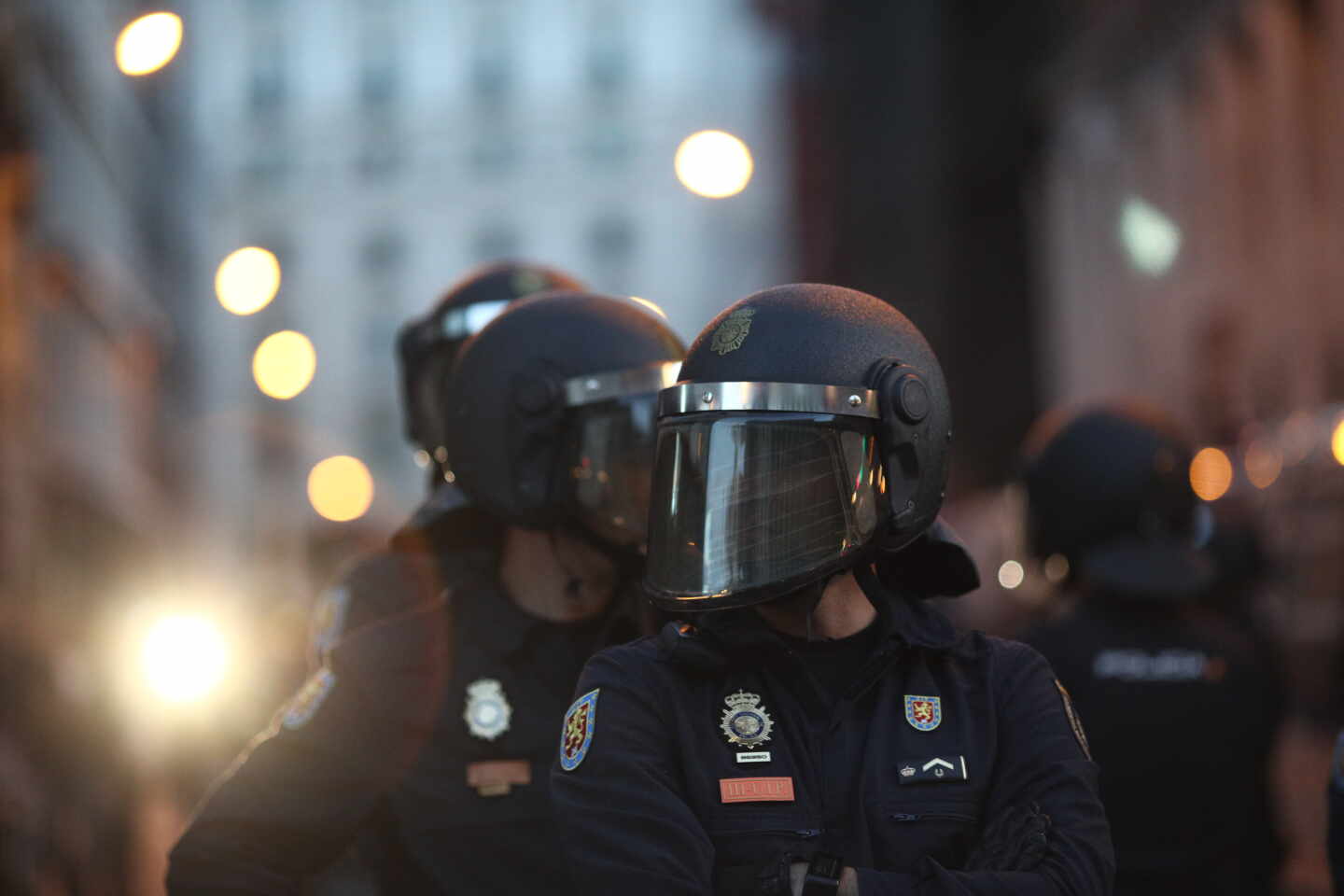 Antidisturbios en una manifestación de Rodea el Congreso de 2014.