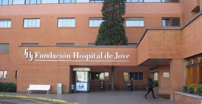 Fachada del hospital al que fue trasladada la madre