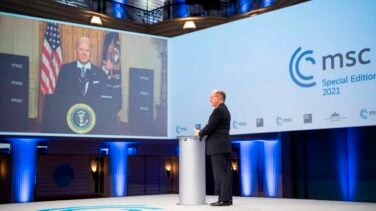 Joe Biden: "La democracia en EEUU y en Europa está en peligro"