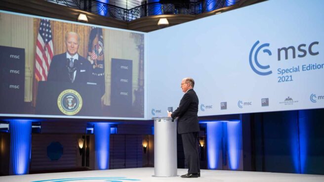 Joe Biden interviene en la Conferencia de Seguridad de Múnich