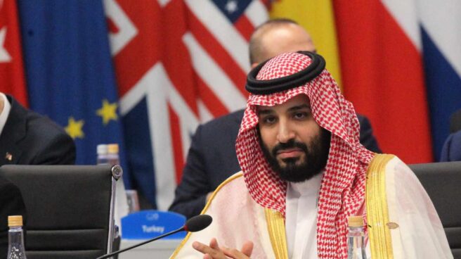 Mohamed bin Salman, príncipe heredero de Arabia Saudí, en un foro internacional