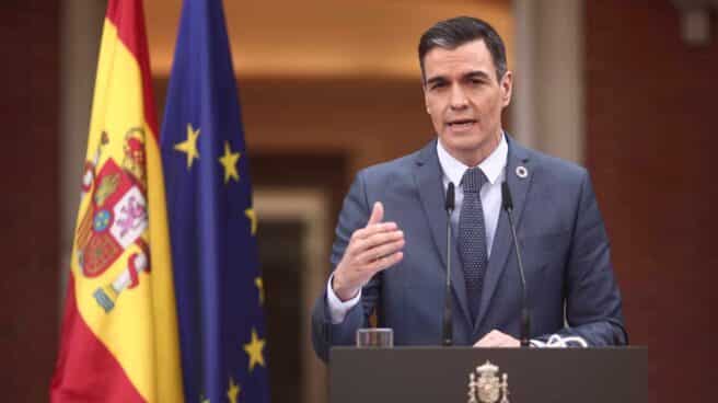 Pedro Sánchez, en la Moncloa.