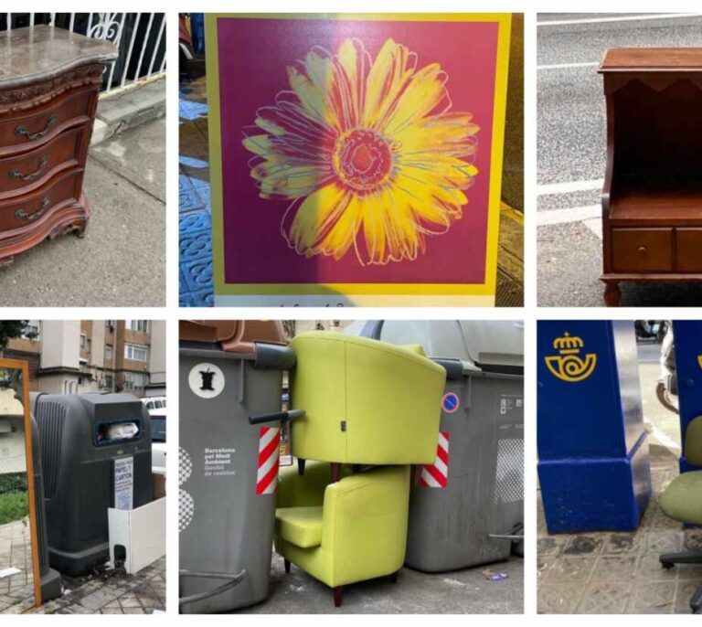 'Stooping', el fenómeno de recuperar muebles de la basura por Instagram llega a Madrid