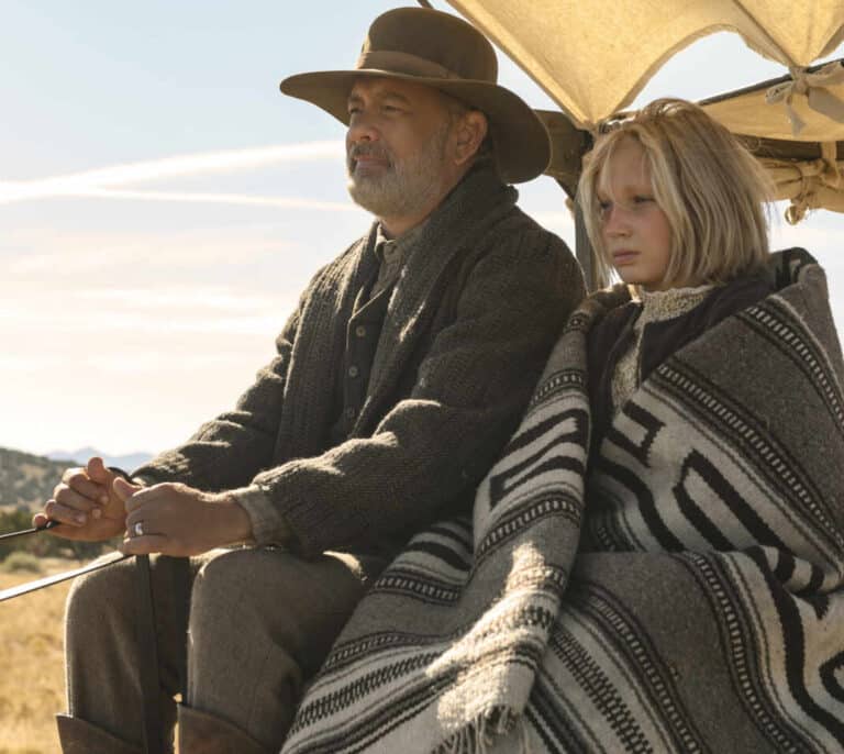 Tom Hanks en 'Noticias del gran mundo', lo último de Netflix