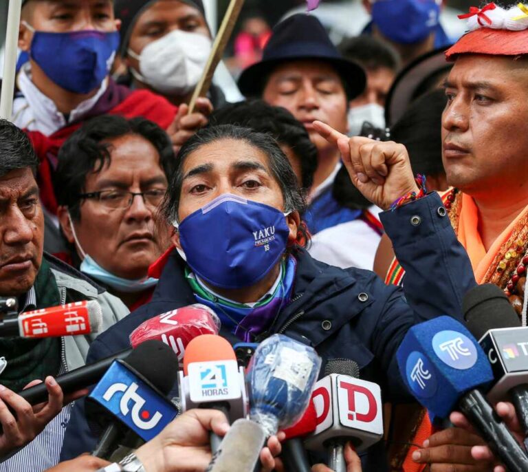 Yaku Pérez convoca una protesta pacífica para denunciar el fraude en Ecuador