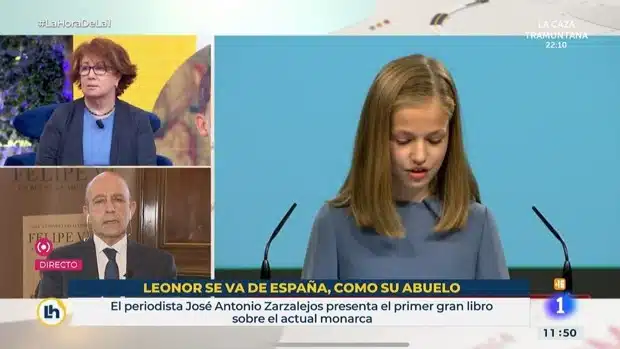 TVE releva a los responsables del rótulo sobre la princesa Leonor