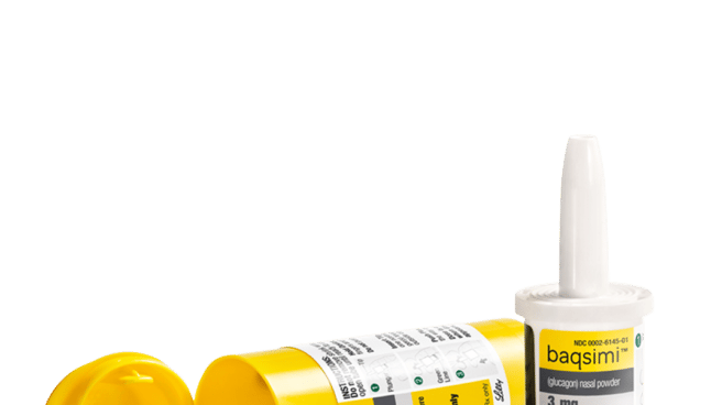 Llega a España Baqsimi, el primer nuevo medicamento contra la hipoglucemia en 20 años. Imagen del nuevo medicamento Baqsimi, de Lily, recomendado para el tratamiento de la hipoglucemia grave.