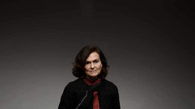 La vicepresidenta primera del Gobierno, Carmen Calvo.