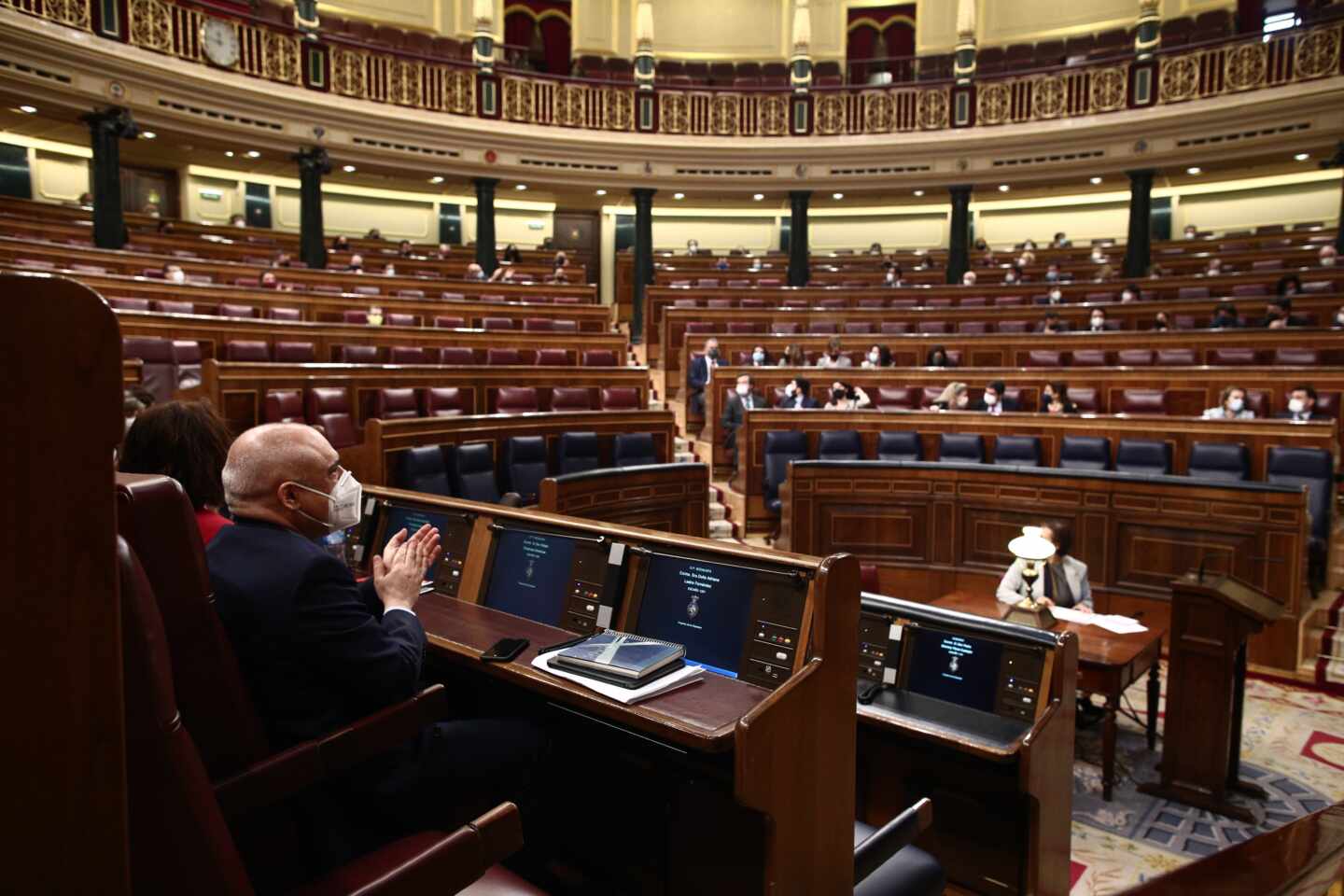 Sesión plenaria en el Congreso de los Diputados.
