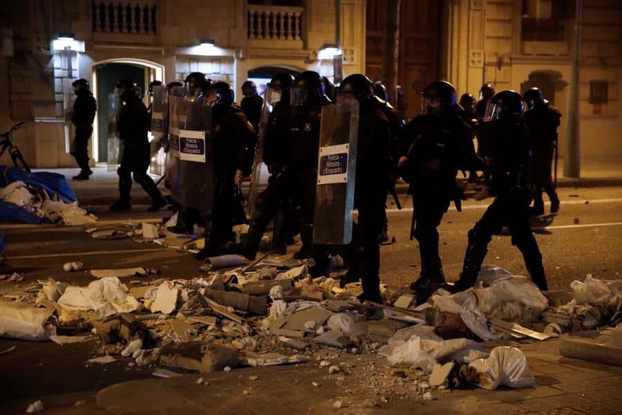 Disturbios tras la detención de Pablo Hasel