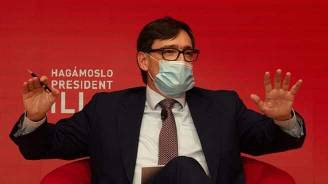 El candidato del PSC a la presidencia de la Generalitat, Salvador Illa.