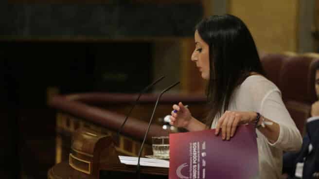 La diputada de Podemos, Isabel Franco.