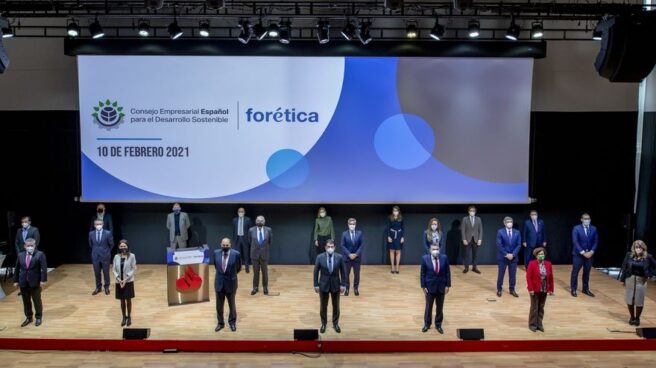 Un total de 25 presidentes y CEOs de grandes empresas han constituido el Consejo Empresarial Español para el Desarrollo Sostenible. Foto institucional Un total de 25 presidentes y CEOs de grandes empresas han constituido el Consejo Empresarial Español para el Desarrollo Sostenible. Foto institucional