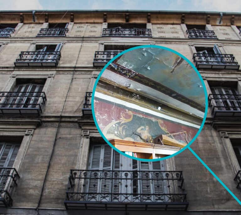 El Salón Montano: la sala de música del XIX víctima de la estafa, la humedad y la desidia