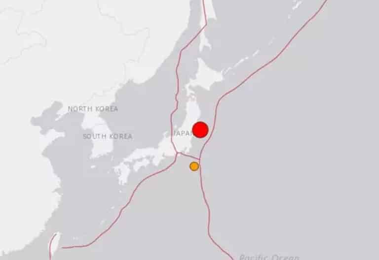 Registrado un terremoto de magnitud 7 cerca de Fukushima sin amenaza de tsunami