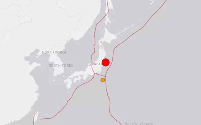 Registrado un terremoto de magnitud 7 cerca de Fukushima sin amenaza de tsunami