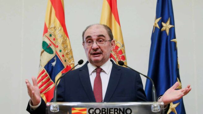Lambán sobre la mesa de diálogo de Cataluña: "No tiene ningún futuro" El presidente de Aragón, Javier Lambán.