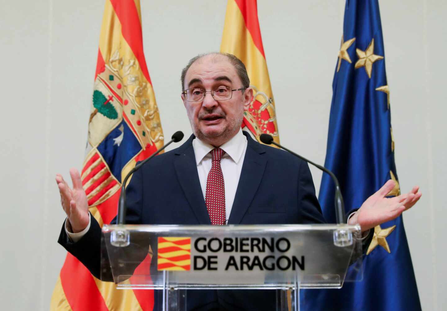 El presidente de Aragón, Javier Lambán.