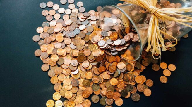 Imagen de monedas. Imagen de monedas.