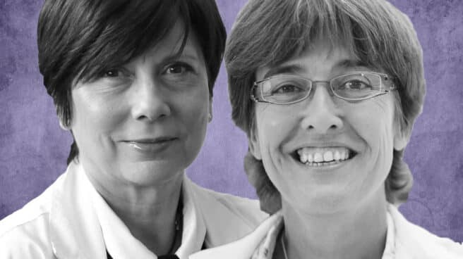 Eva Salvo, directora gerente del Hospital La Fe y Carmen Martínez de Pancorbo, directora gerente del Hospital 12 de octubre.
